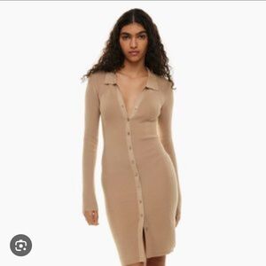 Aritzia Cove Dress Size S - Camel